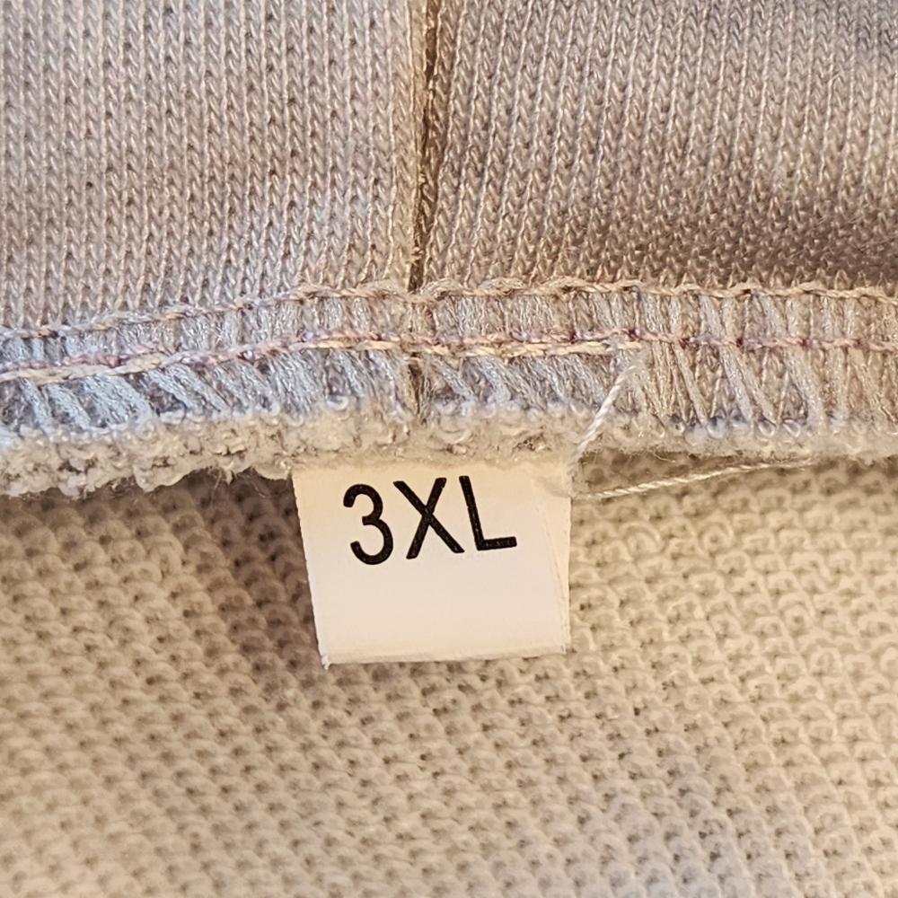 American Flag Graphic Grey Hooded Sweatshirt Size 3XL - Picture 11 of 12